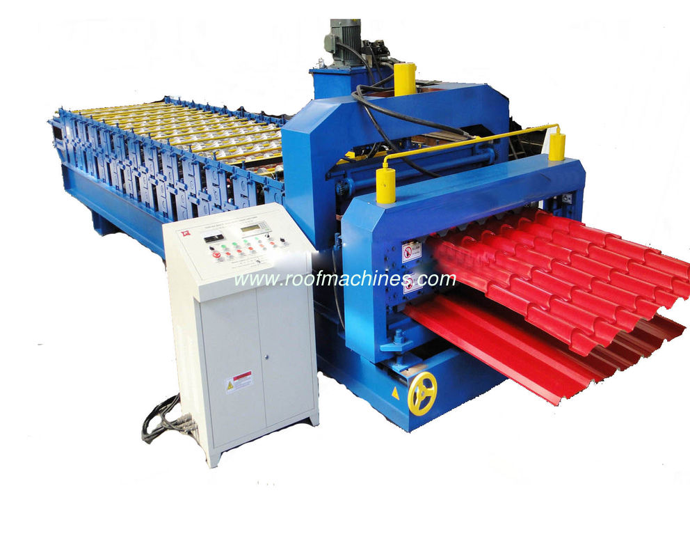 glazed panel machine for roofing